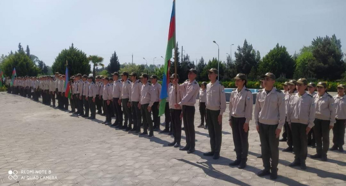 Salyan rayonunun komandası "Şahin" hərbi idman  oyunlarının zona birinciliyində II yeri tutub